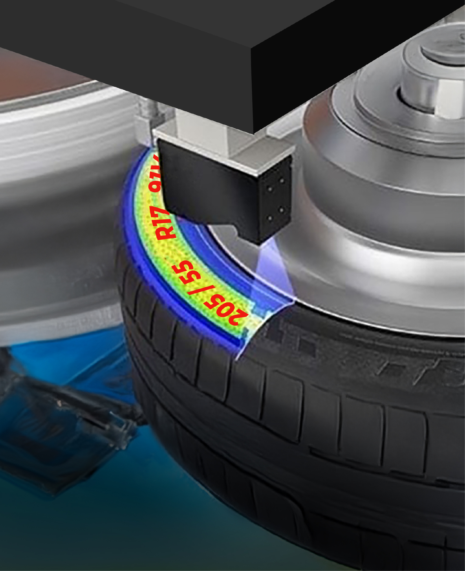 Advanced tire inspection machine with AI technology
